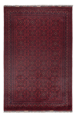 Afghan Rug - Kunduz - 306 x 200 cm - dark red