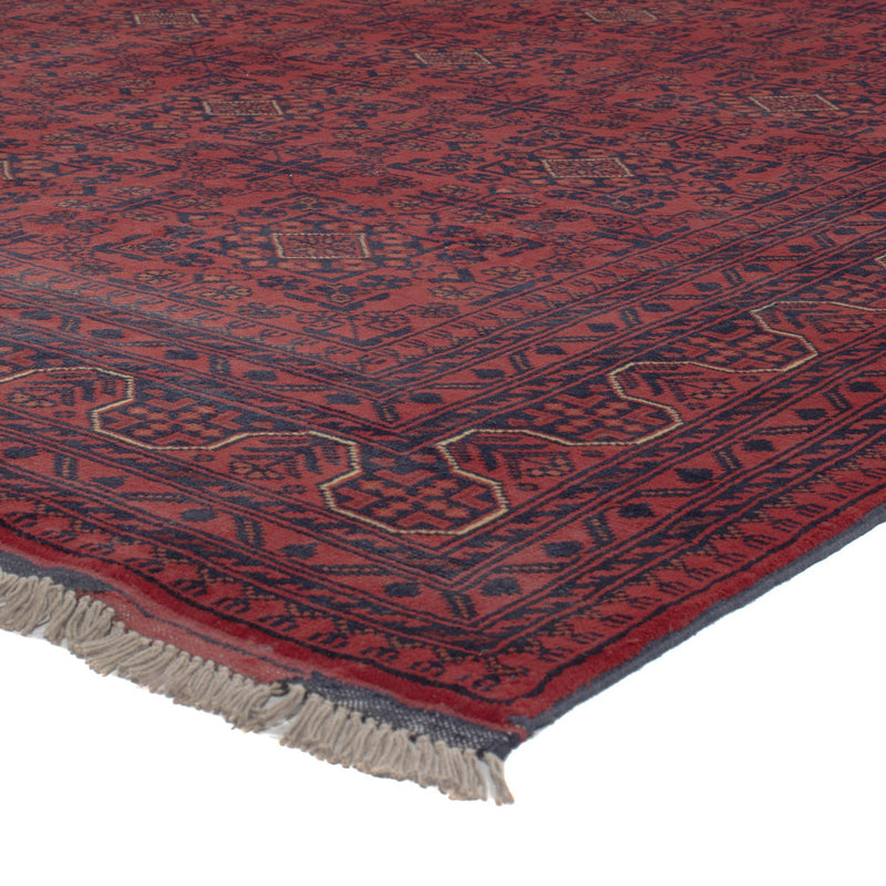Afghan Rug - Kunduz - 297 x 208 cm - dark red