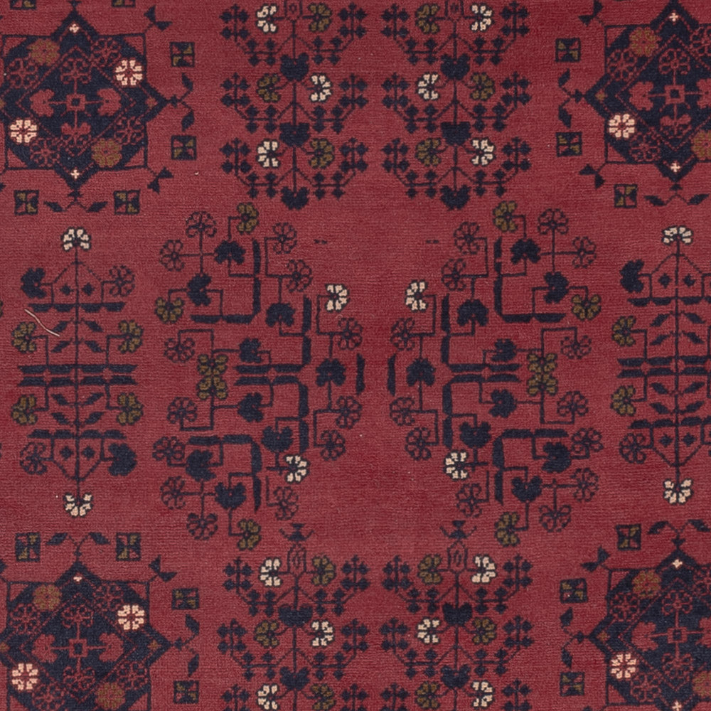 Afghan Rug - Kunduz - 300 x 204 cm - dark red