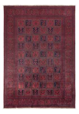Afghan Rug - Royal - 285 x 195 cm - dark red
