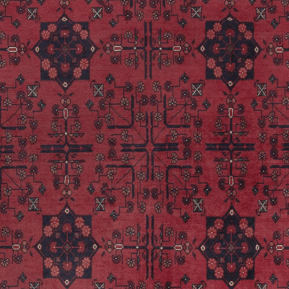 Afghan Rug - Royal - 302 x 193 cm - dark red