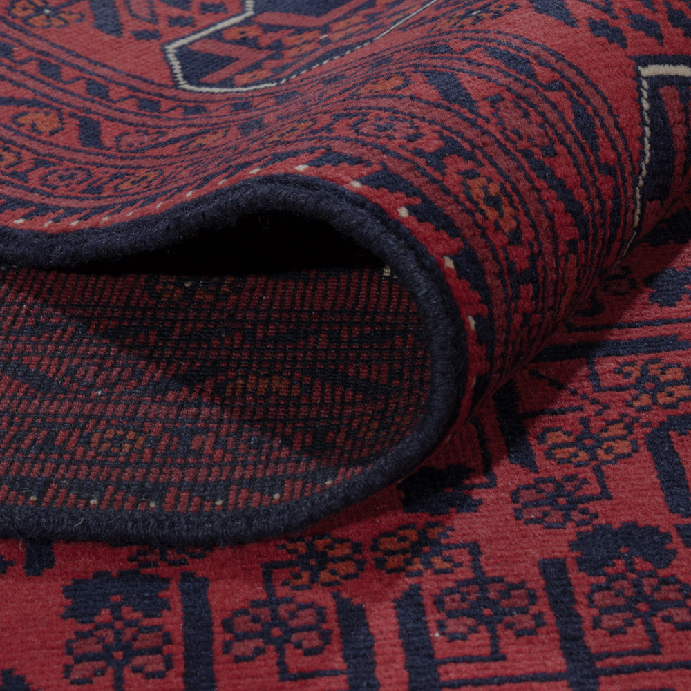 Afghan Rug - Kunduz - 289 x 195 cm - dark red