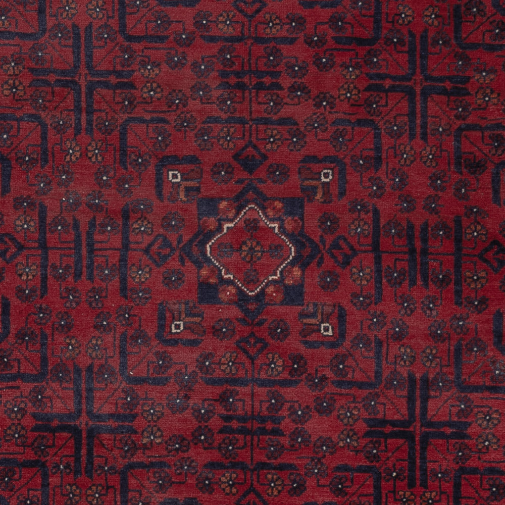 Afghan Rug - Kunduz - 301 x 199 cm - dark red