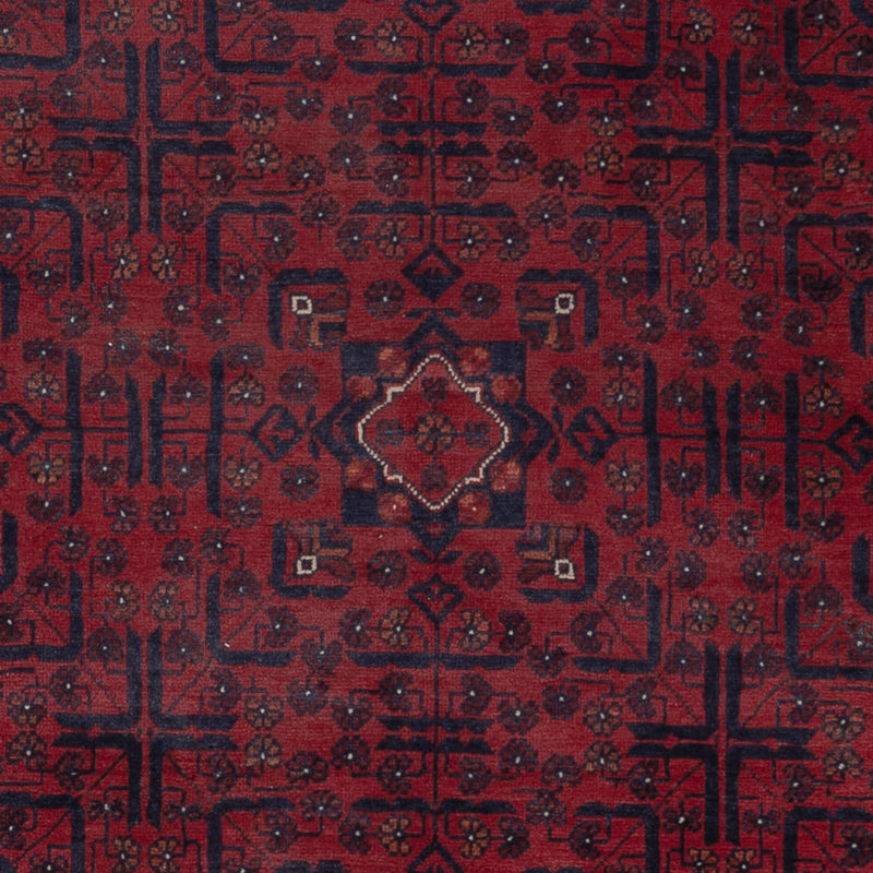 Afghan Rug - Kunduz - 301 x 199 cm - dark red