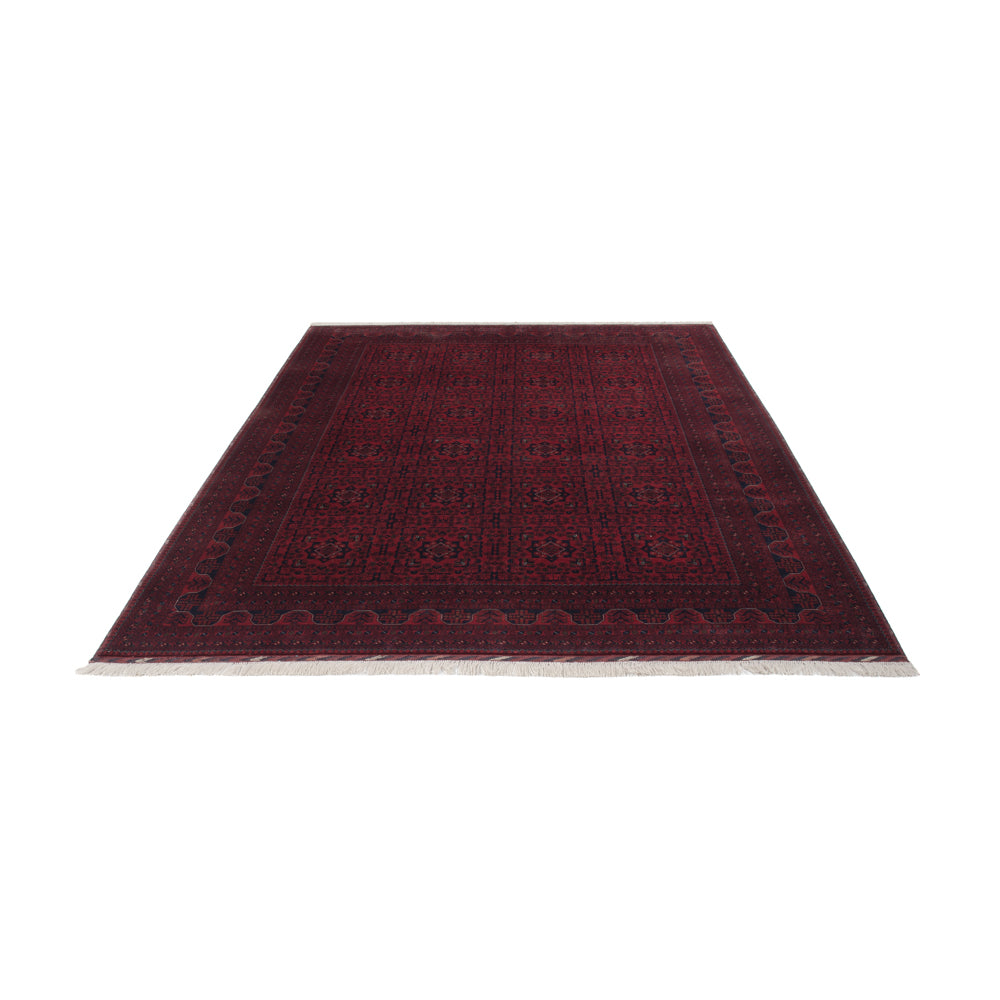 Afghan Rug - Royal - 286 x 202 cm - dark red