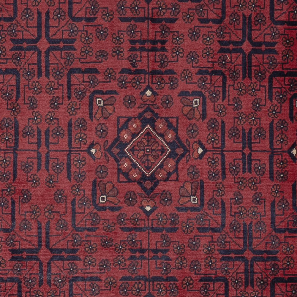 Afghan Rug - Kunduz - 299 x 196 cm - dark red