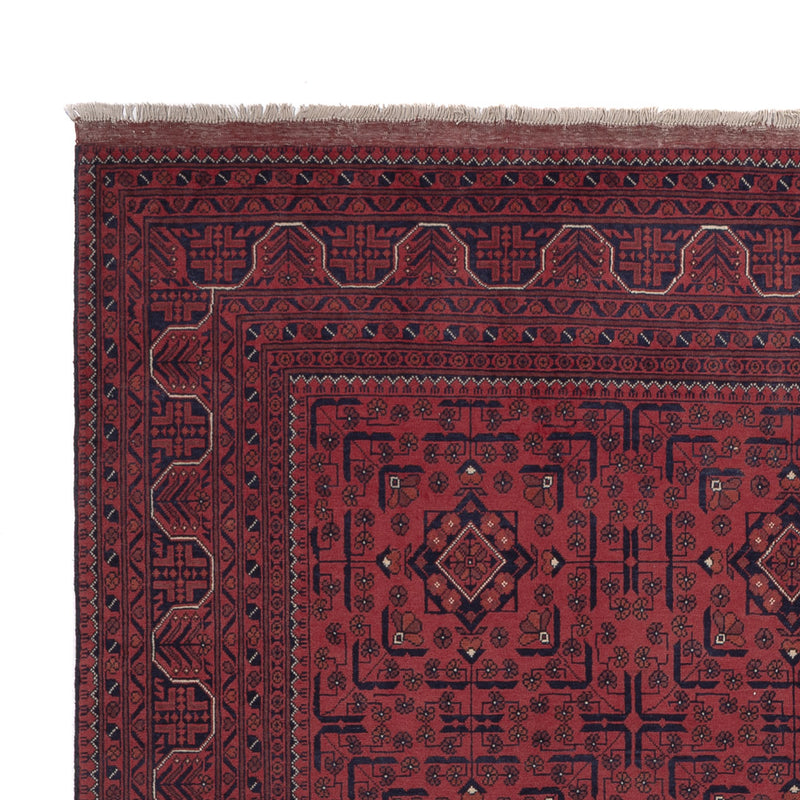 Afghan Rug - Kunduz - 299 x 196 cm - dark red