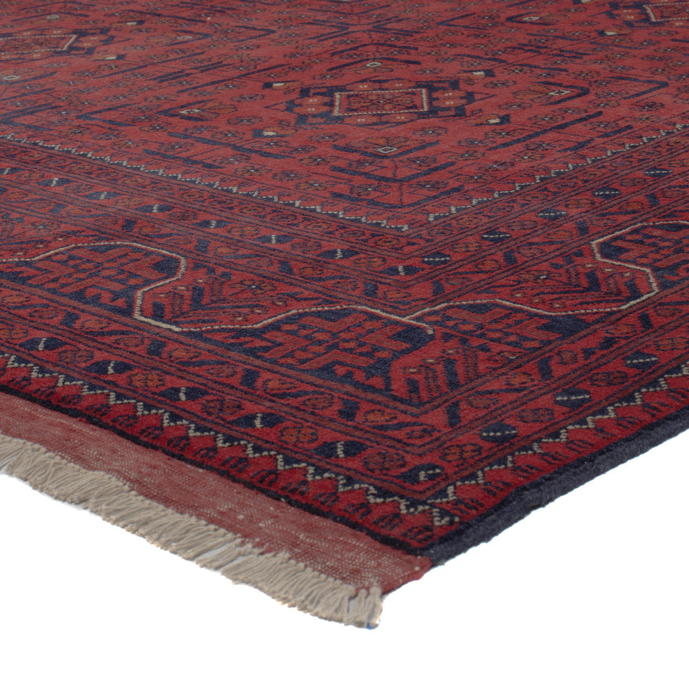 Afghan Rug - Kunduz - 299 x 196 cm - dark red