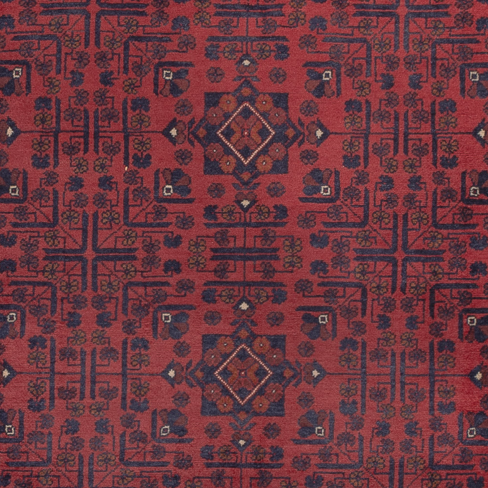 Afghan Teppich - Kunduz - 290 x 197 cm - hellrot