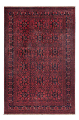Afghan Teppich - Kunduz - 297 x 194 cm - dunkelrot