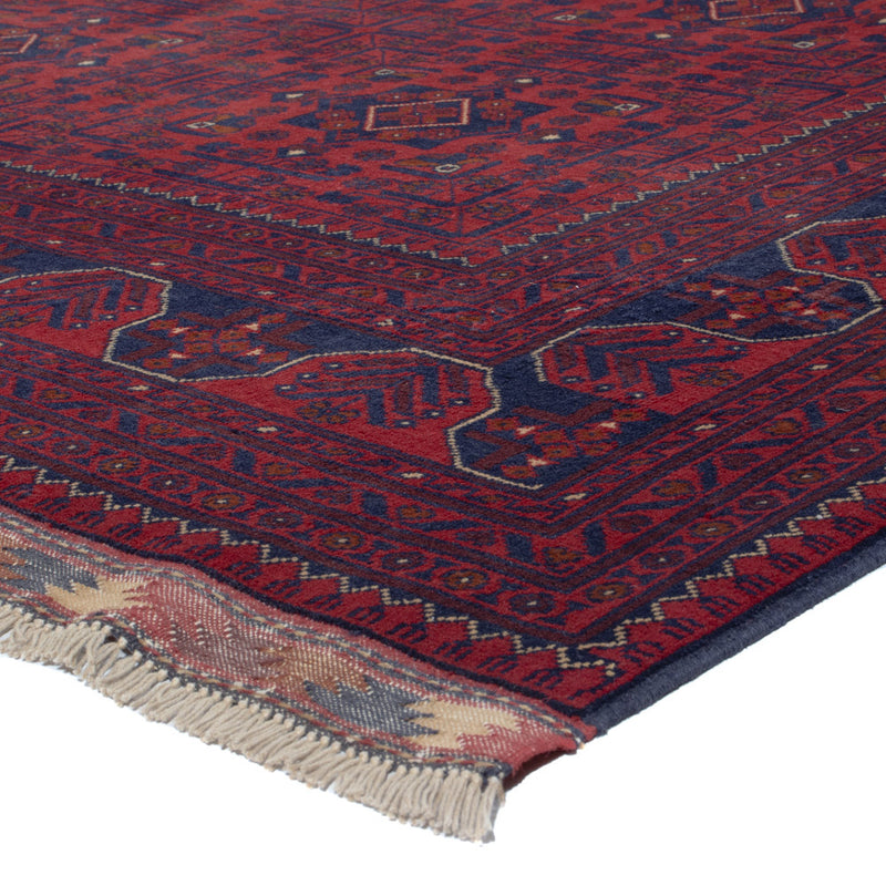 Afghan Teppich - Kunduz - 285 x 199 cm - dunkelrot