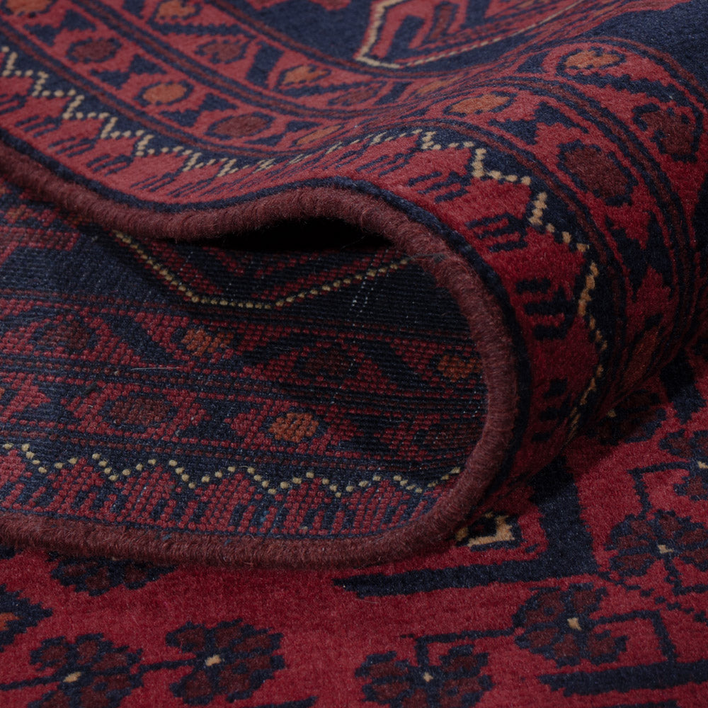 Afghan Rug - Kunduz - 295 x 200 cm - dark red