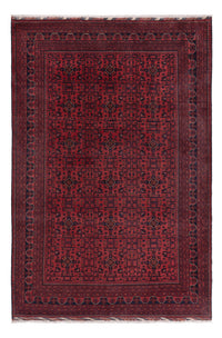 Afghan Teppich - Kunduz - 294 x 197 cm - dunkelrot