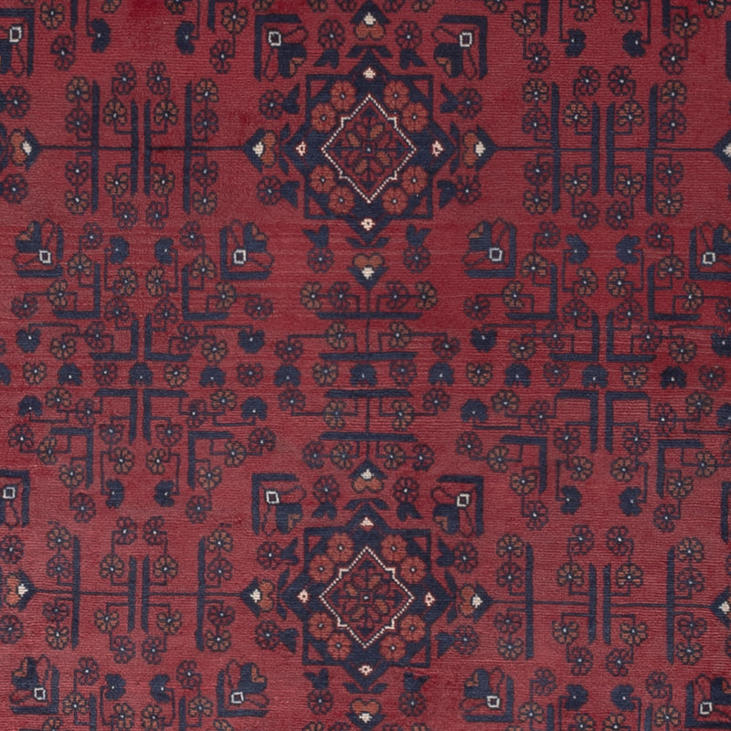 Afghan Rug - Royal - 303 x 194 cm - dark red