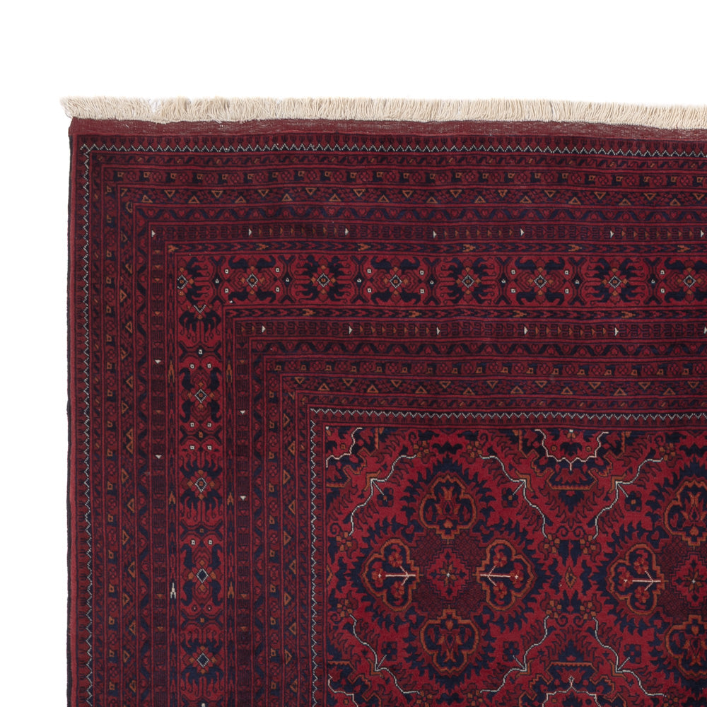 Afghan Rug - Royal - 292 x 202 cm - dark red