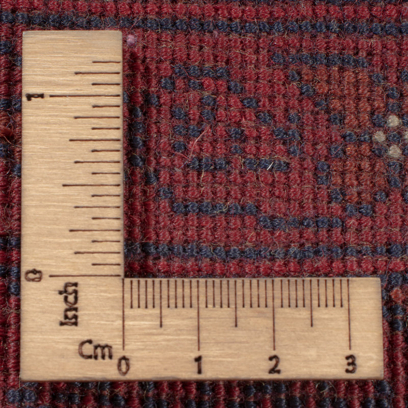 Afghan Rug - Royal - 283 x 196 cm - dark red