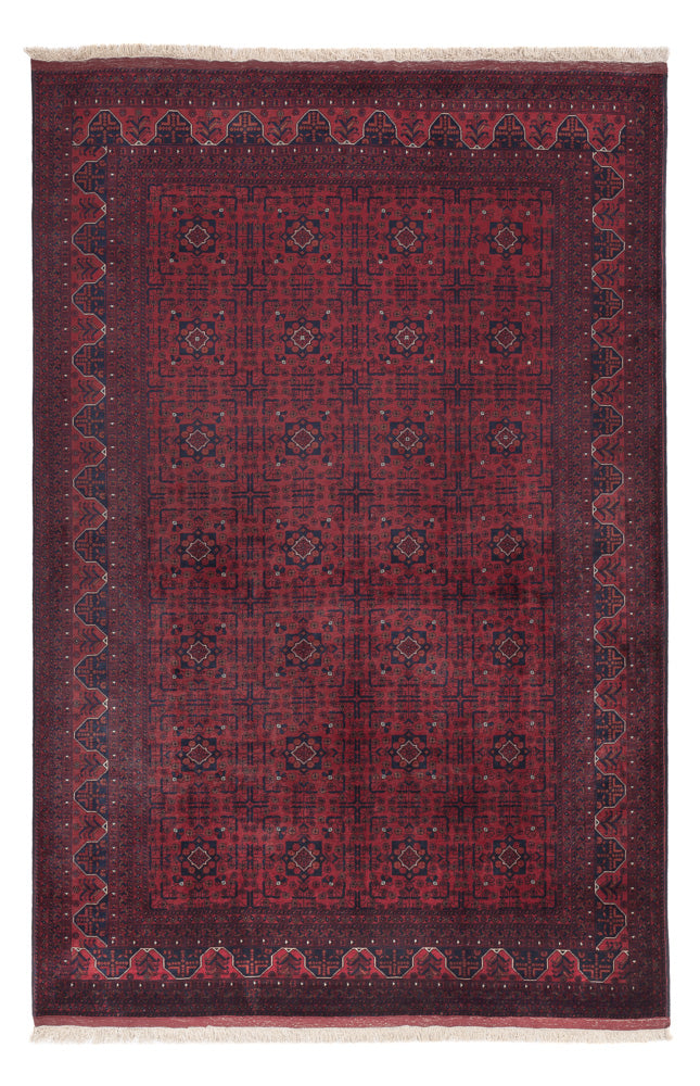 Afghan Rug - Royal - 299 x 199 cm - dark red