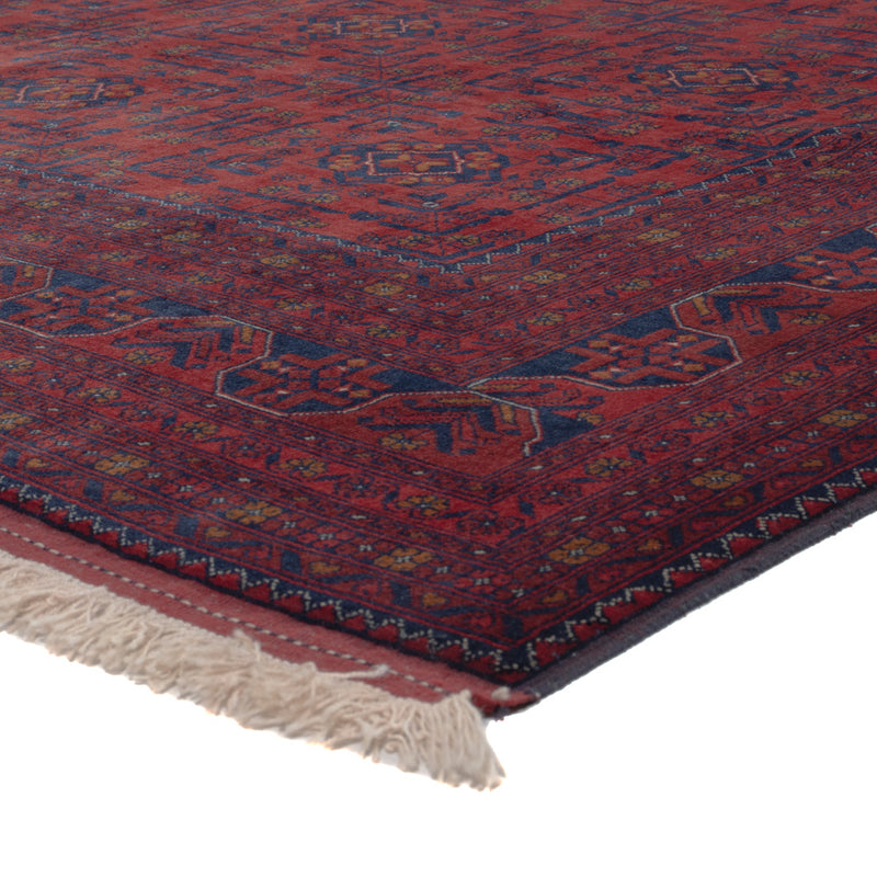 Afghan Rug - Royal - 294 x 197 cm - dark red