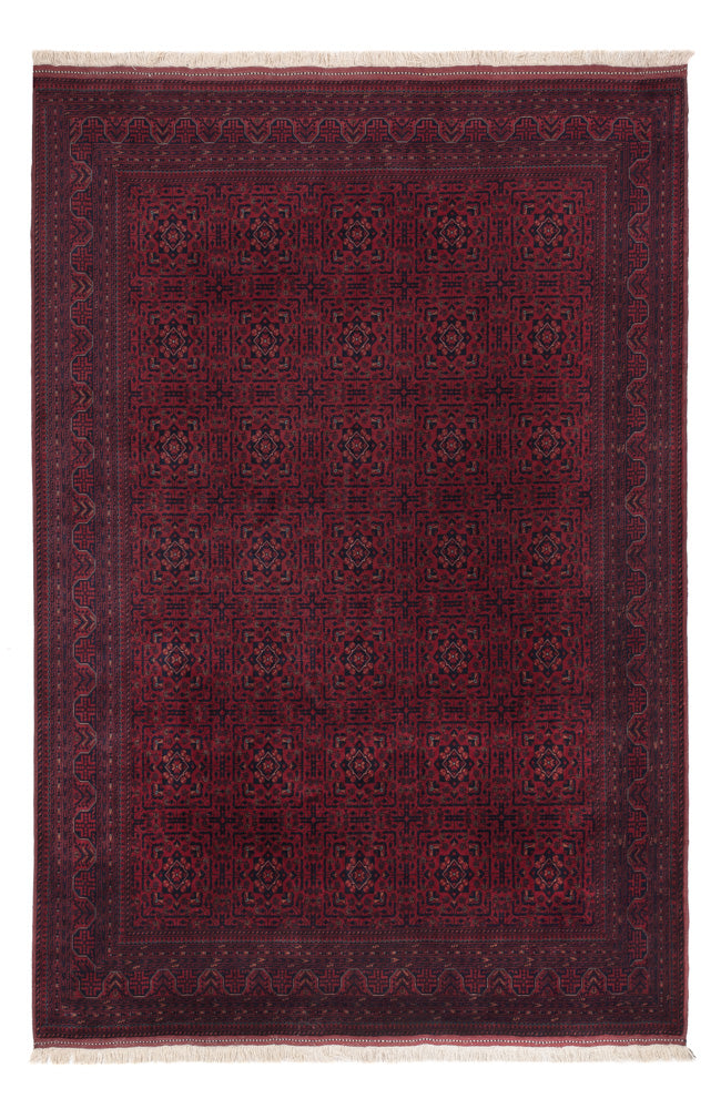 Afghan Rug - Royal - 303 x 201 cm - dark red
