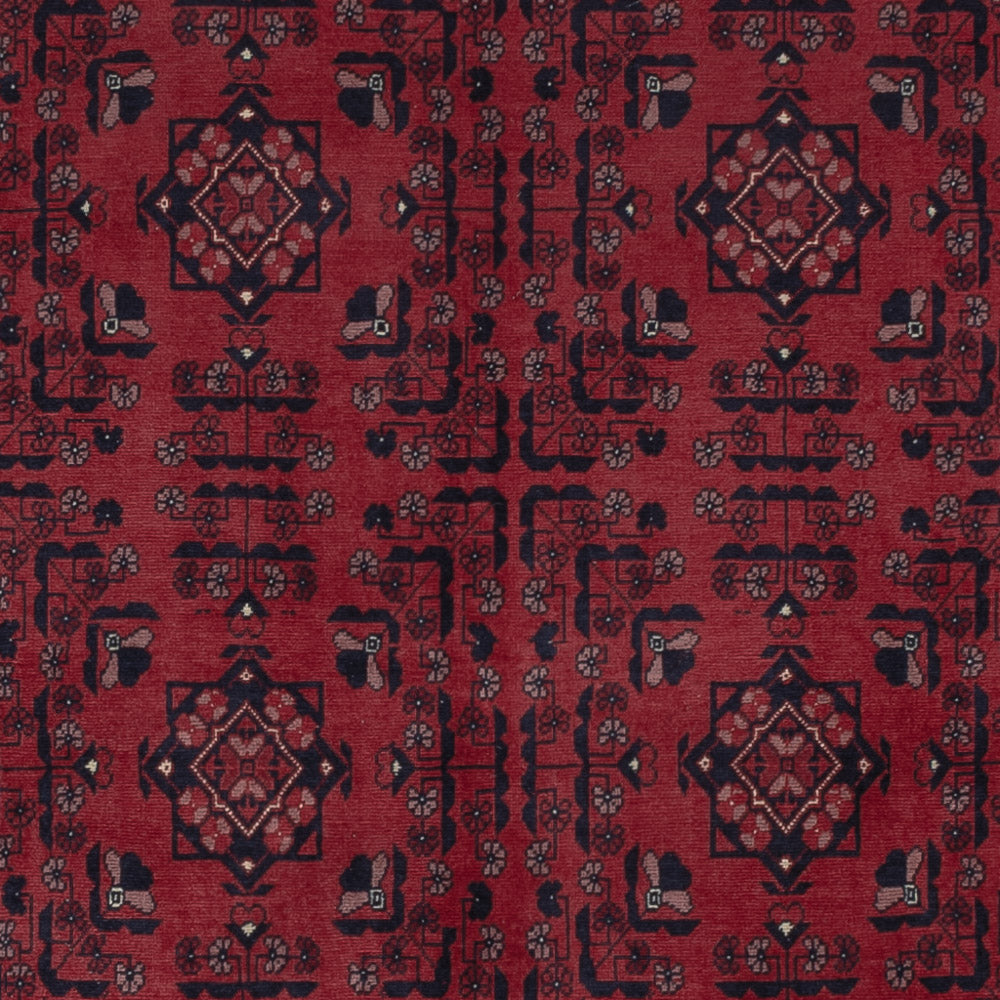 Afghan Rug - Royal - 293 x 196 cm - dark red