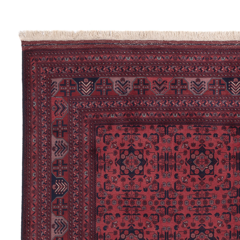 Afghan Rug - Royal - 292 x 199 cm - dark red