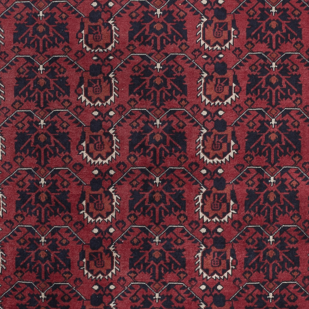 Afghan Rug - Royal - 303 x 194 cm - dark red
