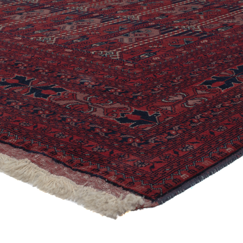 Afghan Rug - Royal - 294 x 199 cm - dark red