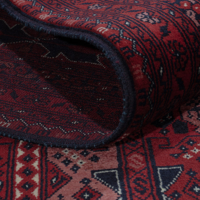 Afghan Rug - Royal - 294 x 199 cm - dark red