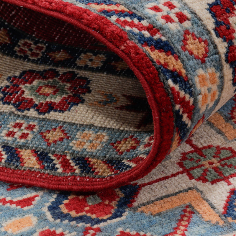 Läufer Ziegler - Kazak - 303 x 83 cm - dunkelrot