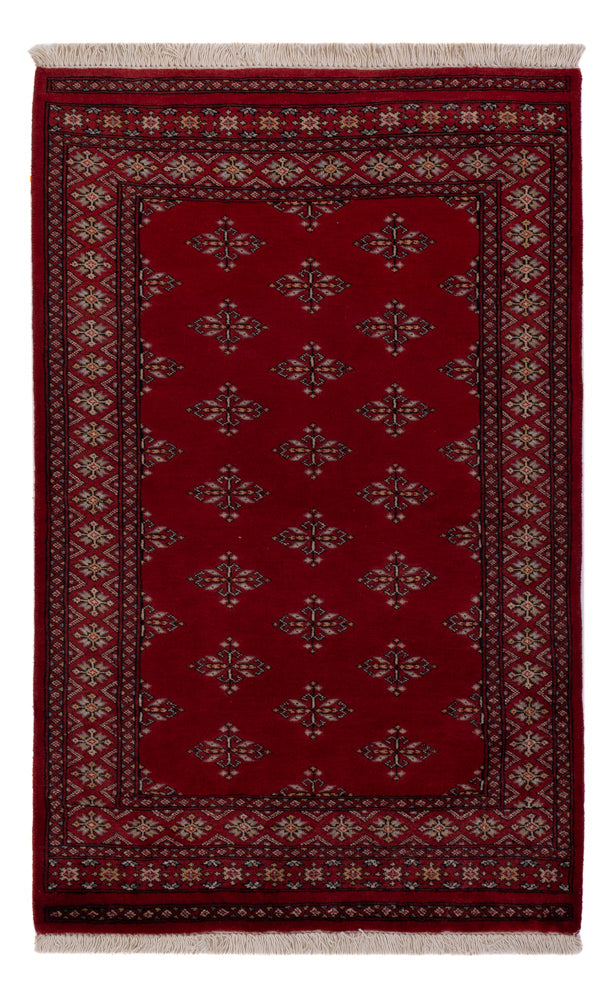 Pakistan Teppich - 152 x 95 cm - rot