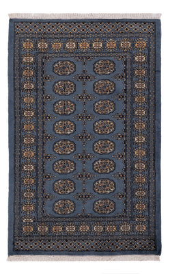 Pakistan Teppich - 151 x 94 cm - blau
