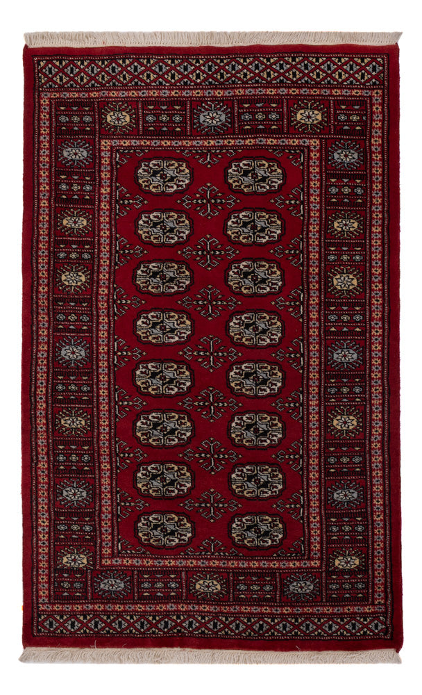 Pakistan Teppich - 150 x 95 cm - rot
