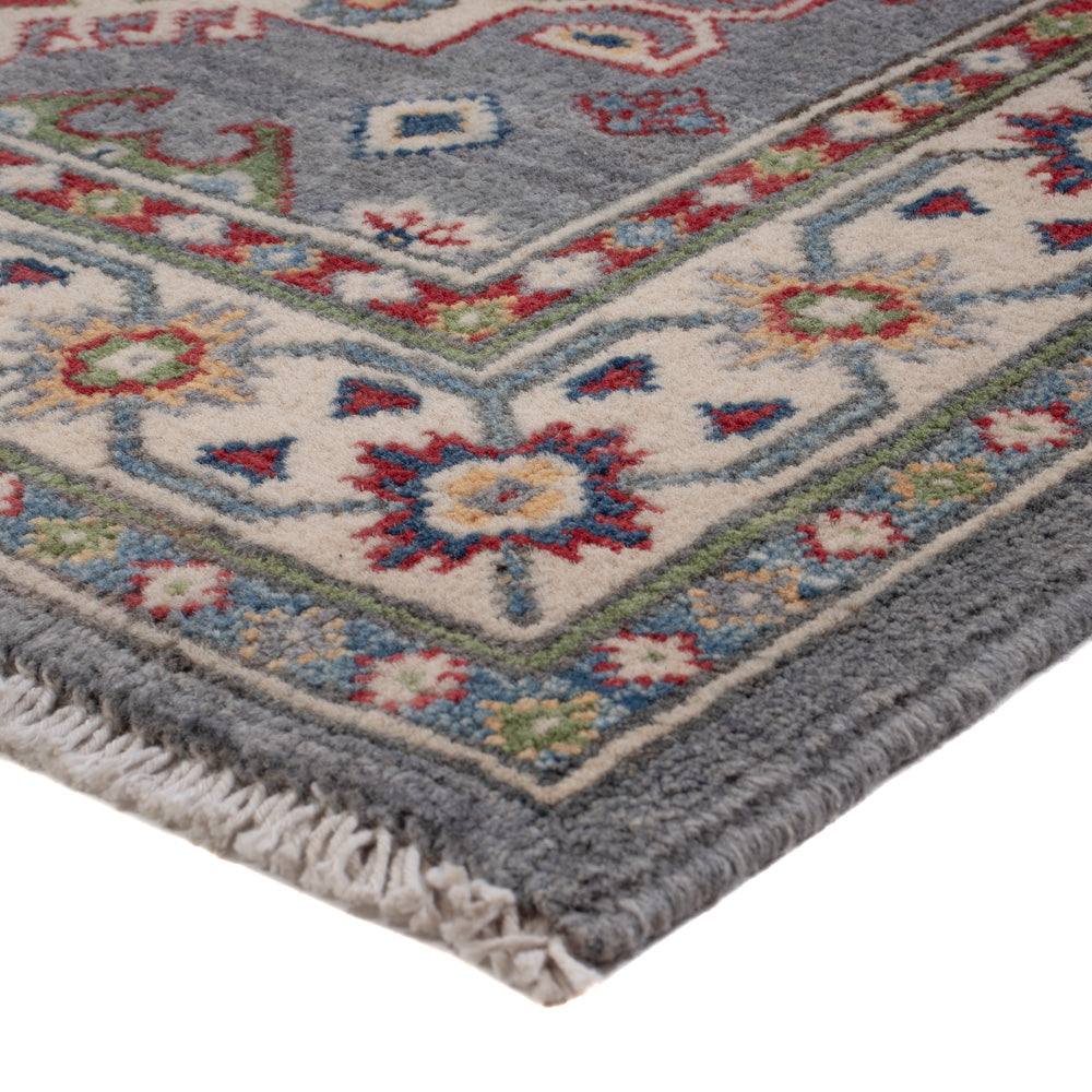 Ziegler Teppich - Kazak - 124 x 83 cm - blau