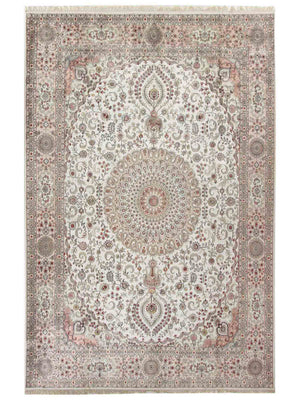 Silk Rug - Chinese Silk - 362 x 272 cm - beige
