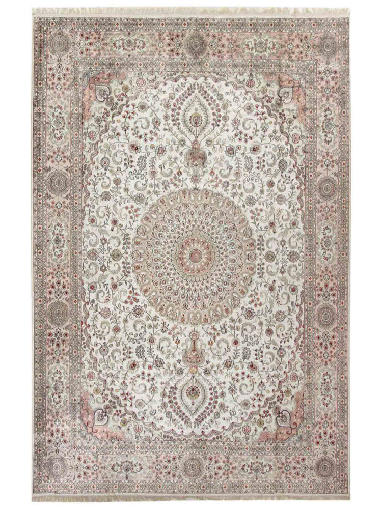 Silk Rug - Chinese Silk - 362 x 272 cm - beige