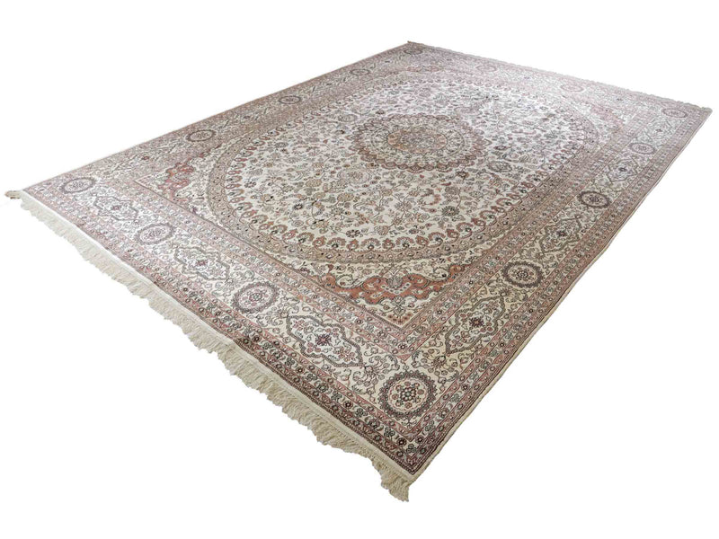 Silk Rug - Chinese Silk - 352 x 269 cm - beige