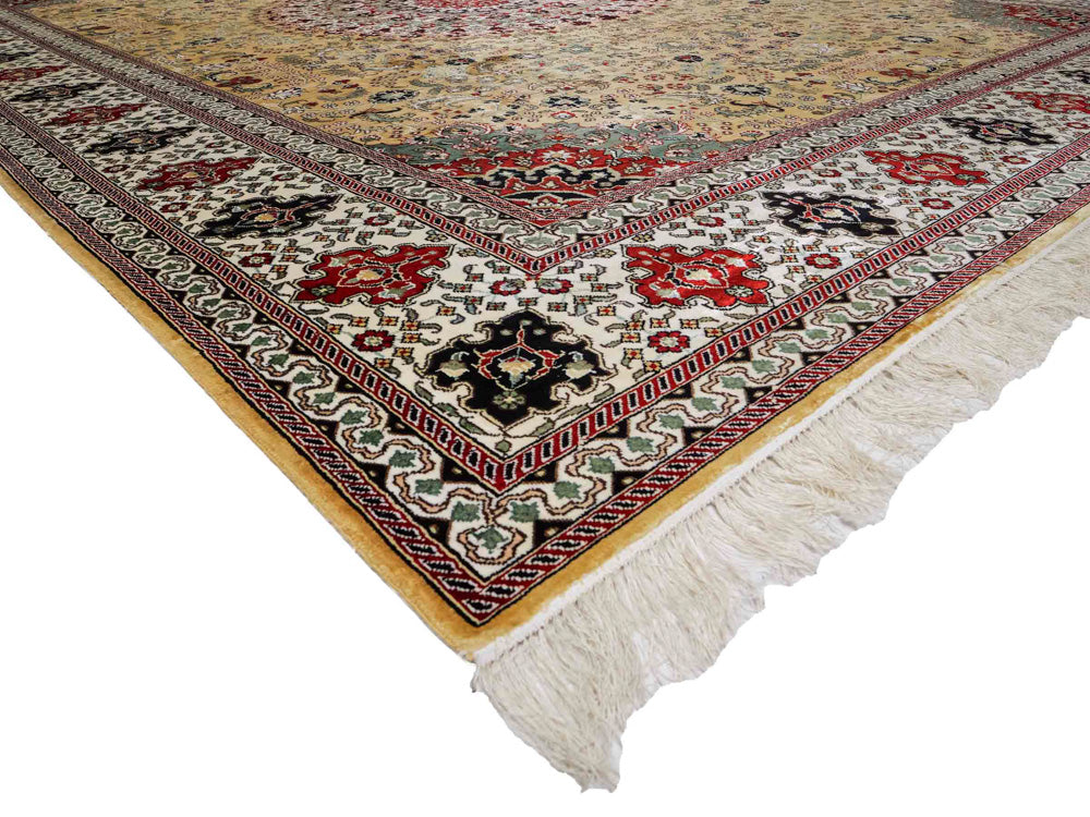 Chinese Silk Rug 373x275cm - Oriental Rug