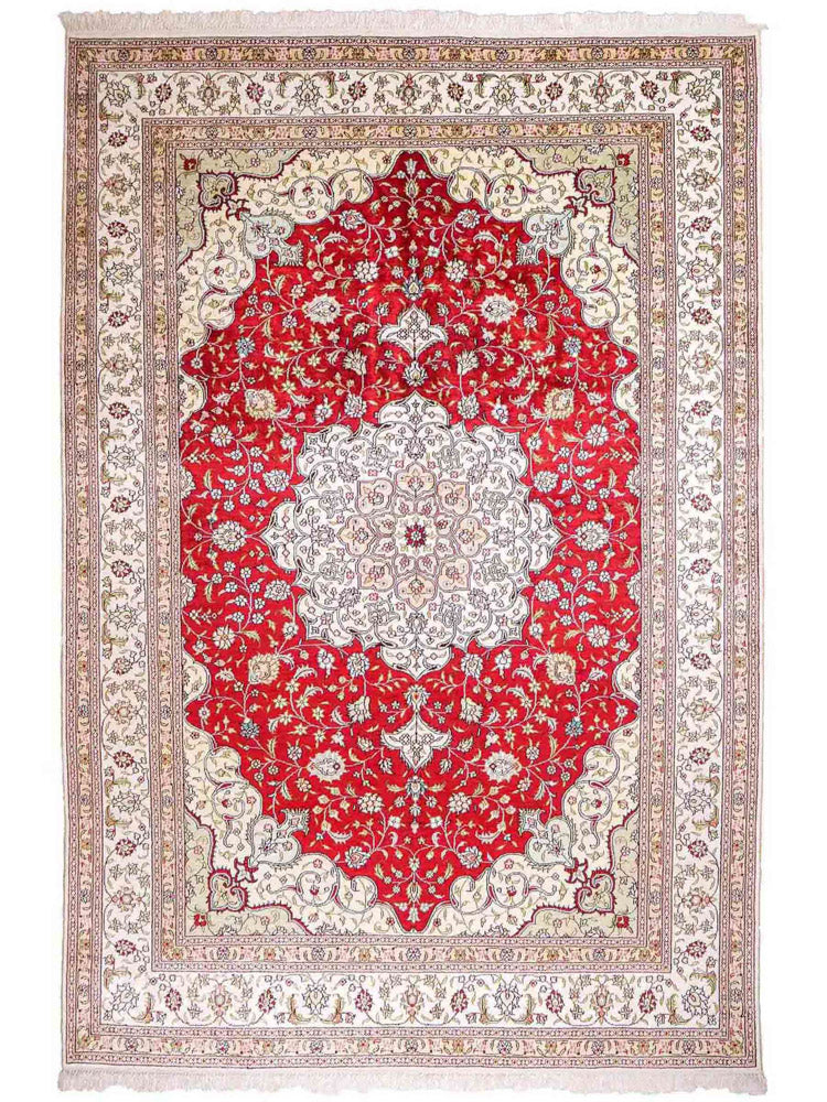Chinese Silk Rug 276x182cm - Oriental Rug