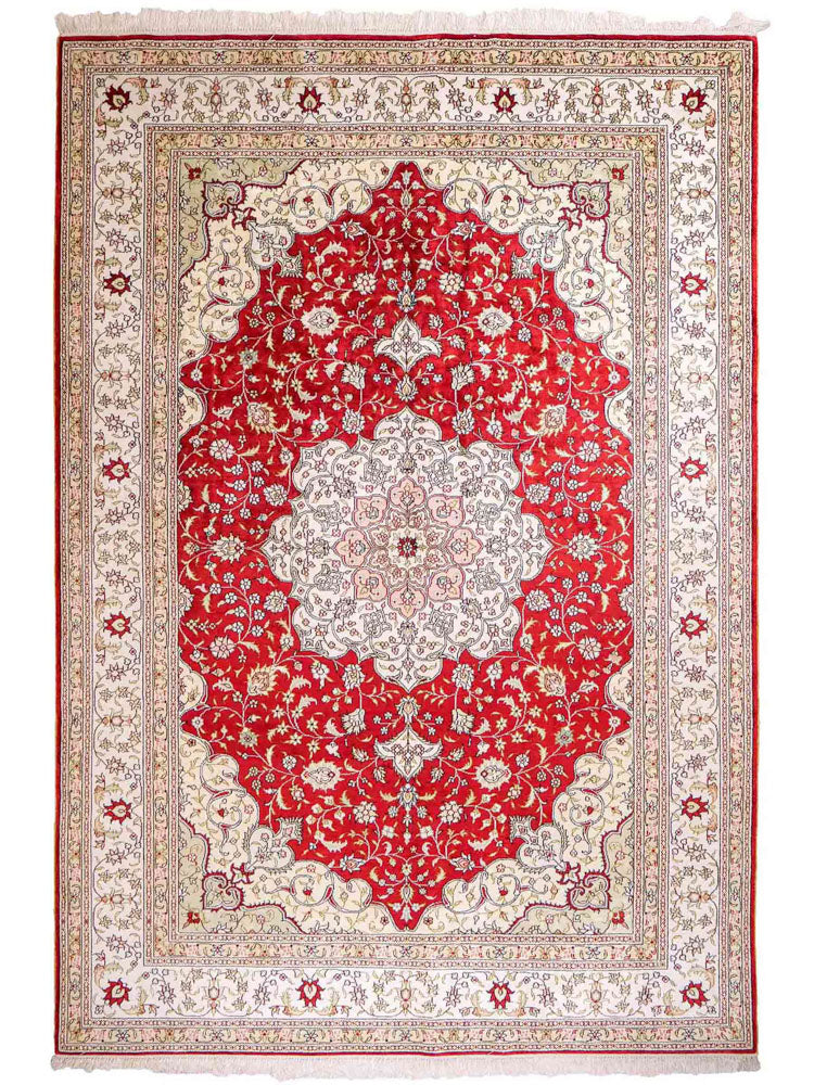 Chinese Silk Rug 272x188cm - Oriental Rug