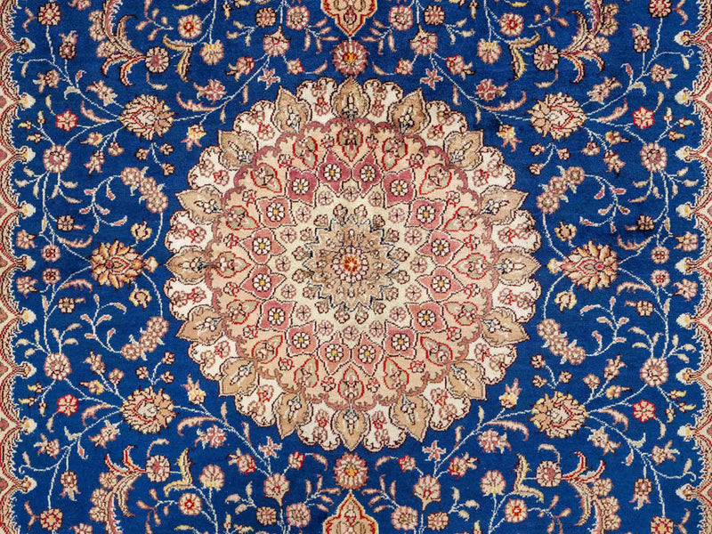 Seidenteppich - China Seide - 247 x 155 cm - blau