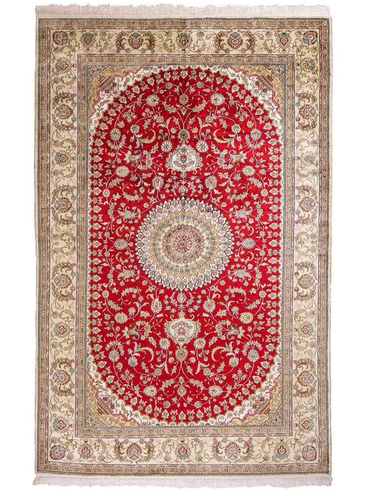 Chinese Silk Rug 240x153cm - Oriental Rug