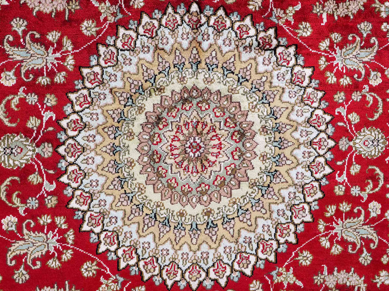 Chinese Silk Rug 240x153cm - Oriental Rug