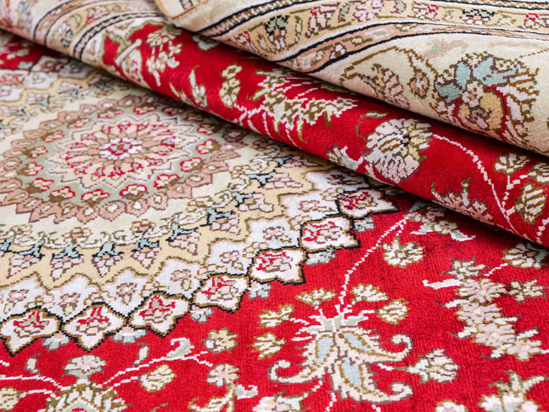 Chinese Silk Rug 240x153cm - Oriental Rug