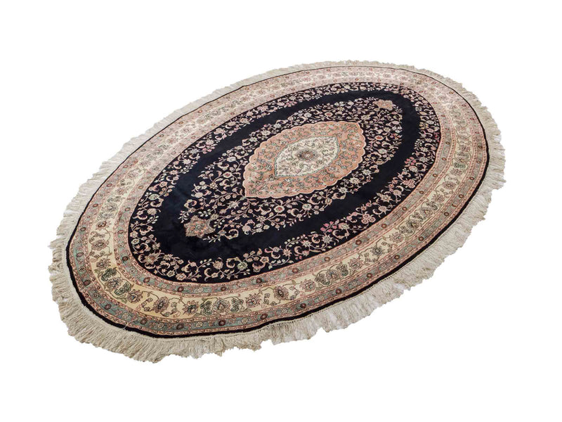 Seidenteppich - China Seide - 238 x 153 cm - anthrazit