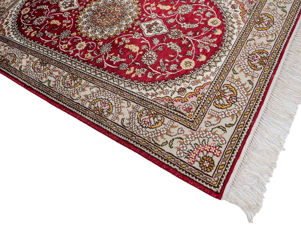 Chinese Silk Rug 120x75cm - Oriental Rug