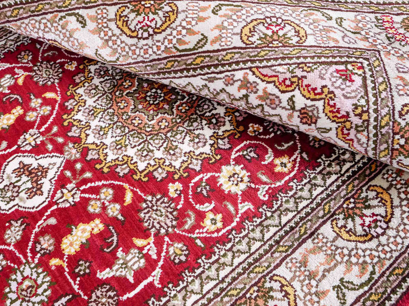 Chinese Silk Rug 120x75cm - Oriental Rug
