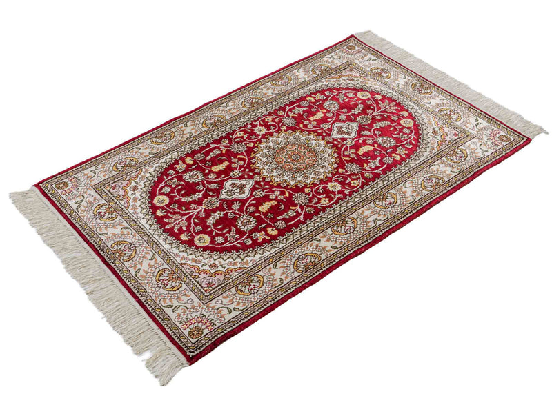 Chinese Silk Rug 120x75cm - Oriental Rug