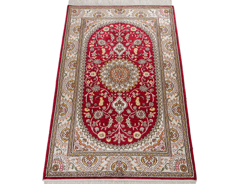 Chinese Silk Rug 120x75cm - Oriental Rug