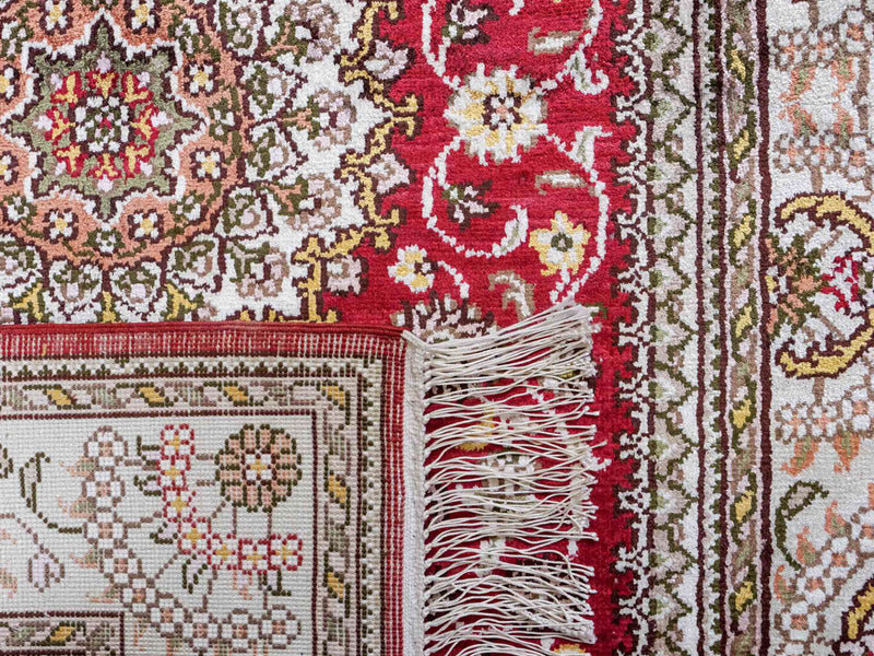 Chinese Silk Rug 120x75cm - Oriental Rug