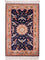 Silk Rug - Chinese Silk - 122 x 78 cm - dark blue